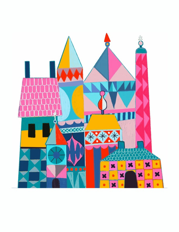Colorful Castle art print