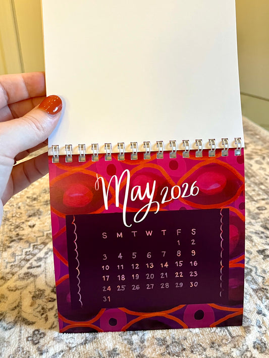 2026 Desktop Art Calendar—style 1