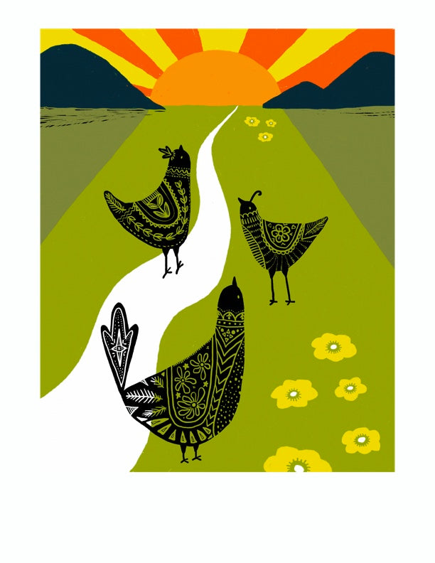 Rising with the Sun art print