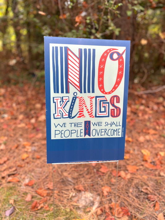 No Kings sign