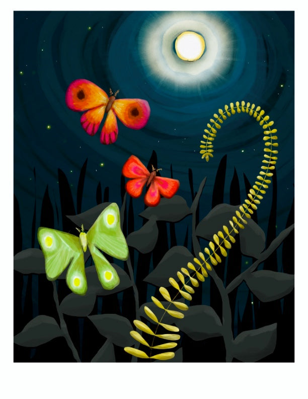 Like A Moth art print