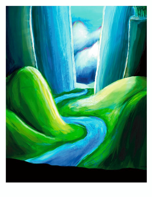 Glowing Passage art print